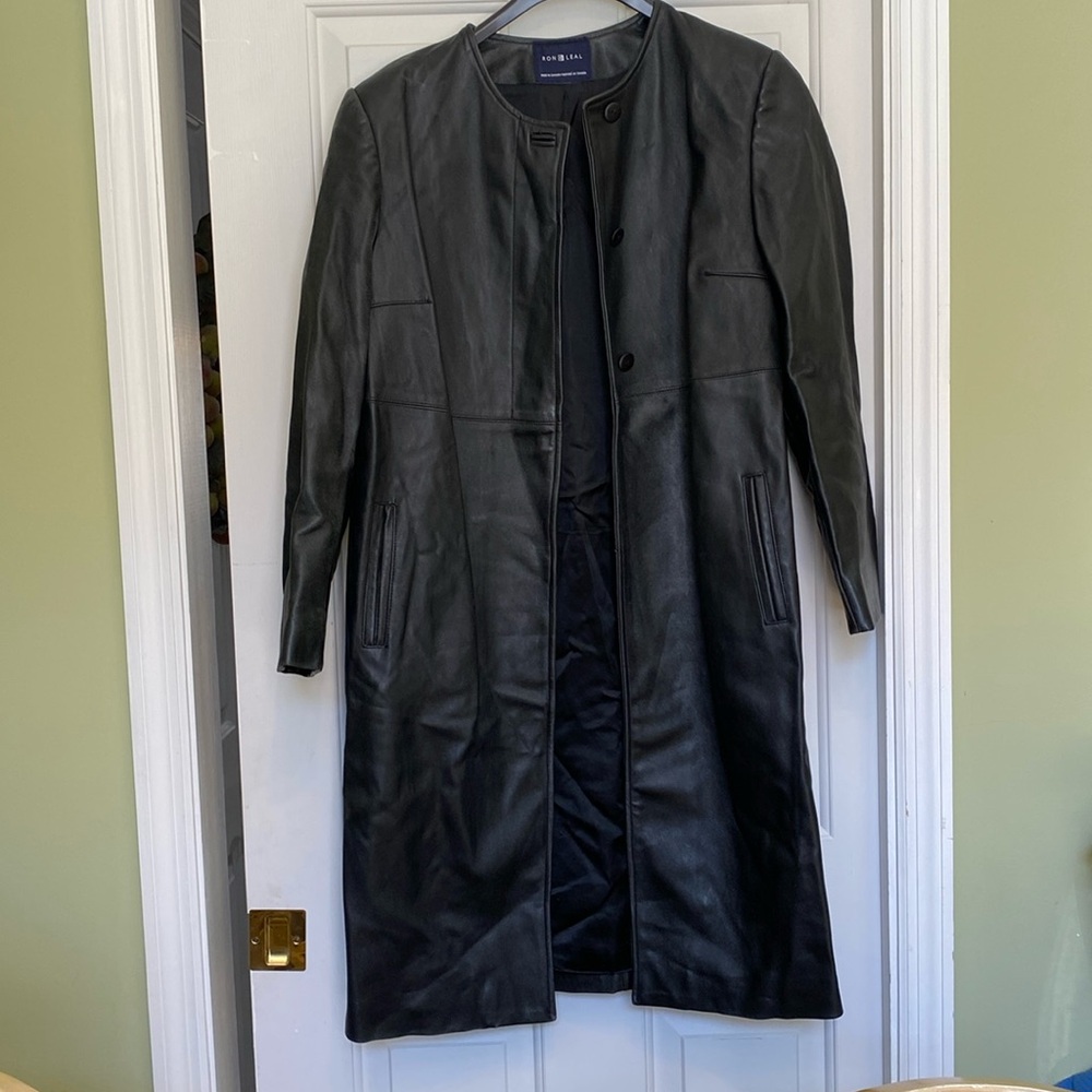 Vintage Ron Leal Leather Coat